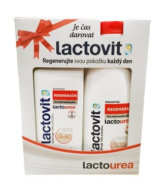 Kazeta Lactovit Urea SPG500ml+mléko 400m | Kosmetické a dentální výrobky - Dámská kosmetika - Dárkové kazety